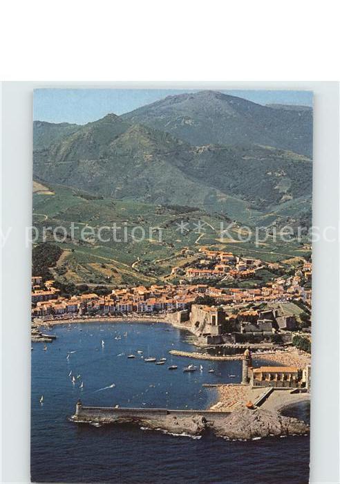 Collioure Fliegeraufnahme