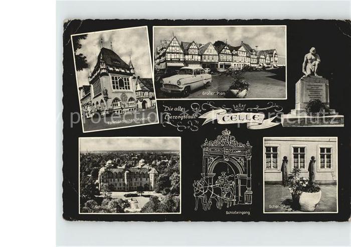 Celle Niedersachsen Grosser Plan Schloss Vaterlaendisches Museum