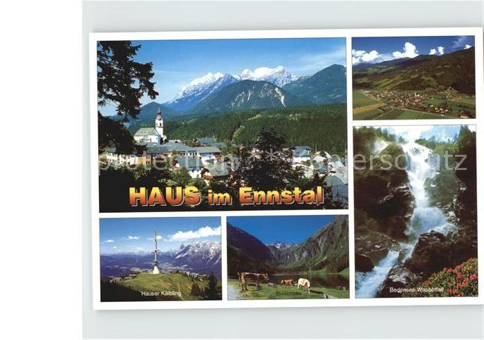 Haus Ennstal Stadtansicht Wasserfall