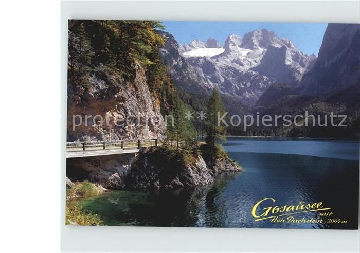 Gosau Oberoesterreich Gosausee Hoher Dachstein