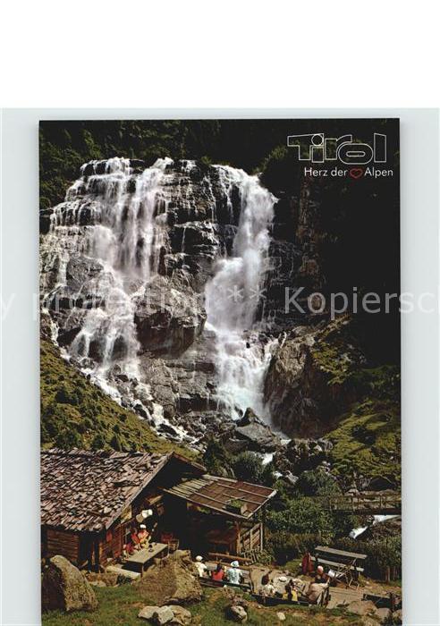 Tirol Region Alm am Wasserfall
