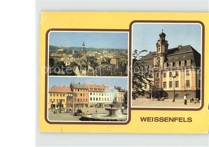 Weissenfels Saale Karl Marx Platz Rathaus