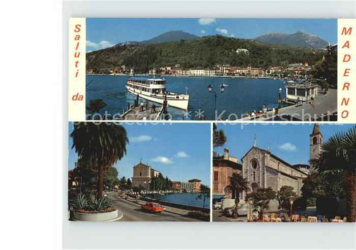 Maderno Lago di Garda See Hafen Kirche