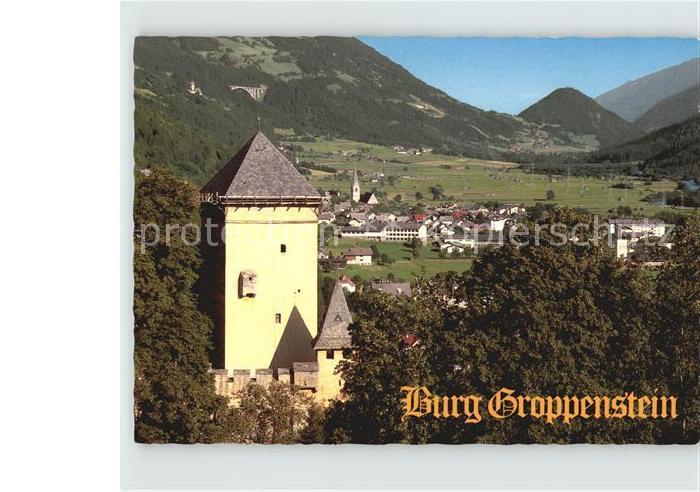 Obervellach Kaernten Burg Groppenstein