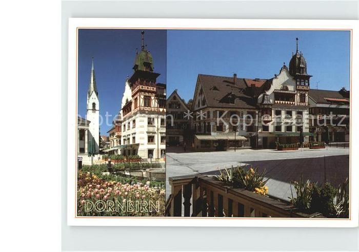 Dornbirn Vorarlberg Marktplatz mit Steinhauser Haus