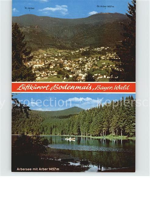 Bodenmais Arbersee mit Grossen und Kleinen Arber