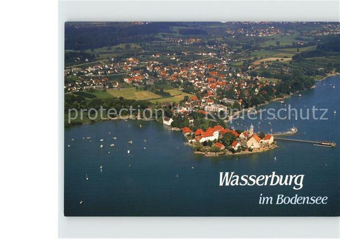 Wasserburg Bodensee Fliegeraufnahme