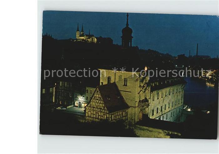 Bamberg Altes Rathaus Michaelsberg und Klein Venedig