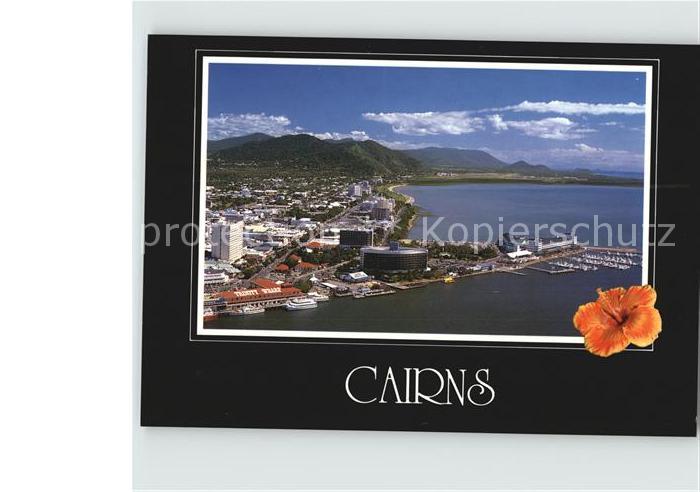 Cairns Australia Fliegeraufnahme mit Yachthafen