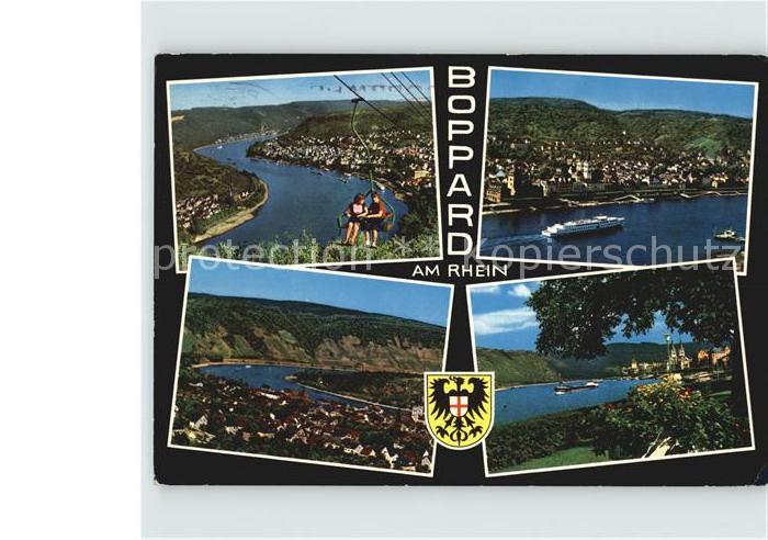 Boppard Rhein Seilbahn Panorama
