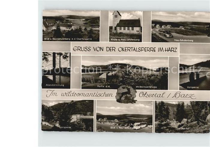 Okertal Neuschulenburg Kirche Vorsperre Weisswasserbruecke