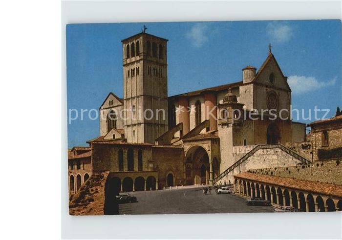 Assisi Umbria Basilika des Heiligen Francesco