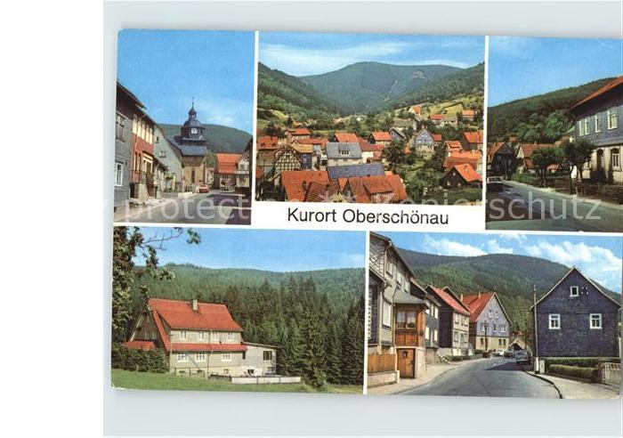 Oberschoenau Thueringen Hauptstrasse Gaststaette Kanzlersgrund Hohen Moest