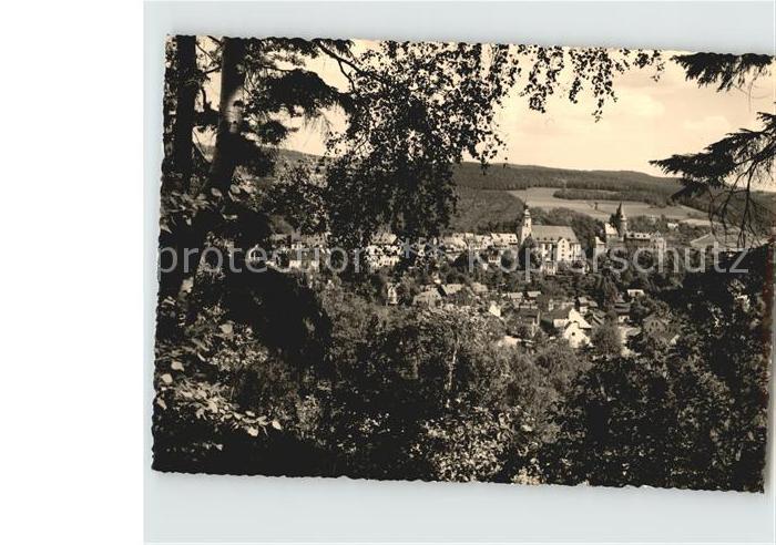 Schwarzenberg Erzgebirge Gesamtansicht