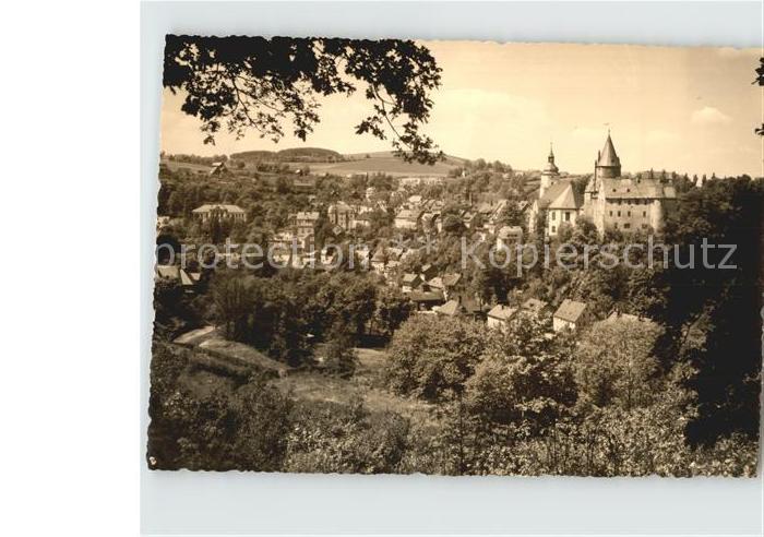 Schwarzenberg Erzgebirge Schloss und Kirche