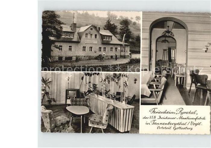 Tannenbergsthal Vogtland Ferienheim PyratalFernsehraum Speisraum