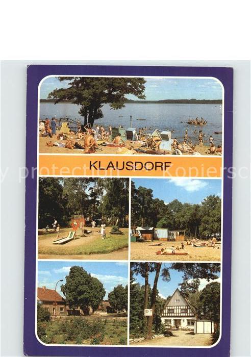 Klausdorf Mellensee Mellensee Campingplatz Dorfaue Jugendherberge