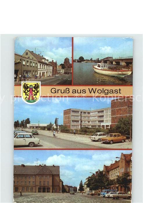 Wolgast Mecklenburg-Vorpommern Strasse der Befreiung Schule der Deutsch Sowjetis