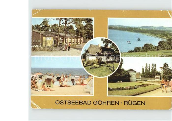 Goehren Ruegen Blick von der Steilkueste Konzertplatz Strand