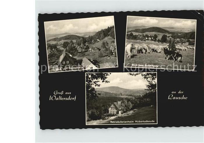 Waltersdorf Sachsen Blick- vom Butterberg Sonneberg Hubertusbaude