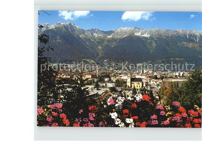 Innsbruck Stadtansicht Nordkette