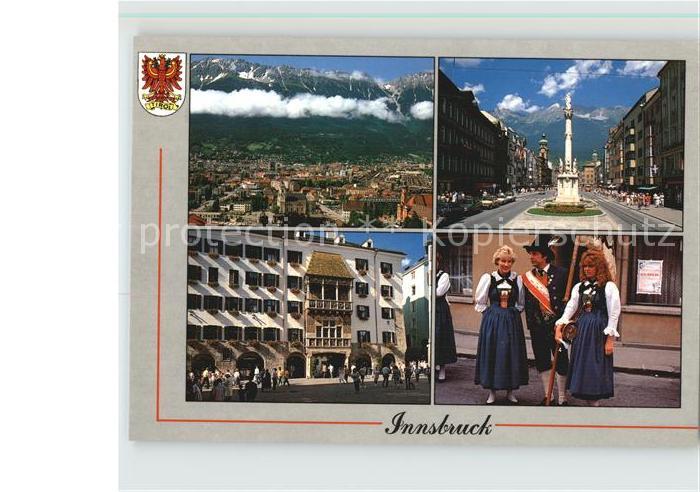 Innsbruck Maria-Theresien-Strasse Annasaeule Goldenes Dachl