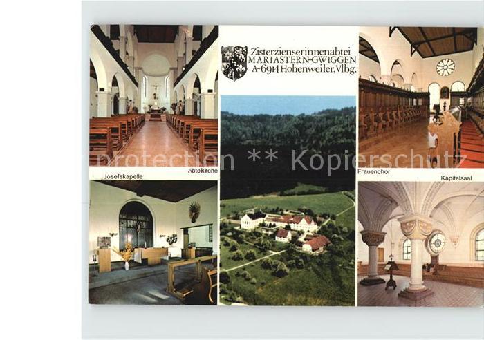 Hohenweiler Vorarlberg Zisterzienserinnenabtei Frauenchor Kapitelsaal Josefskape