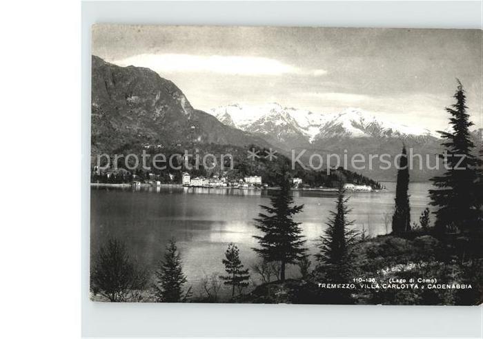 Tremezzo Lago di Como Villa Carlotta Gadenabbia