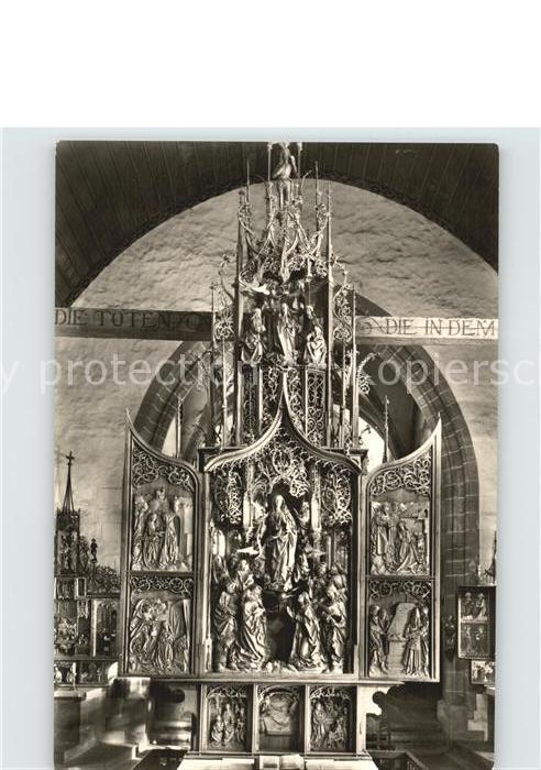 Creglingen Herrgottskirche Marienaltar