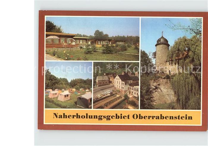 Karl-Marx-Stadt Naherholungsgebiet Oberrabenstein Burg Campingplatz