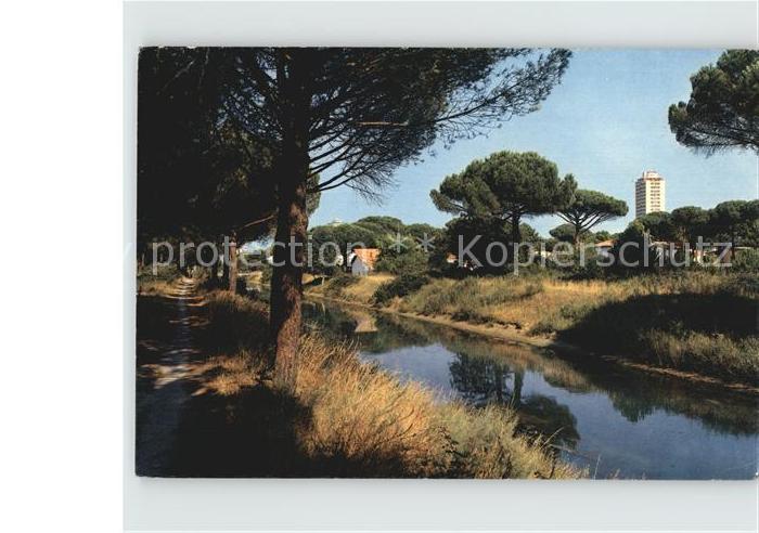 Milano Marittima Pinienwald und Kanal