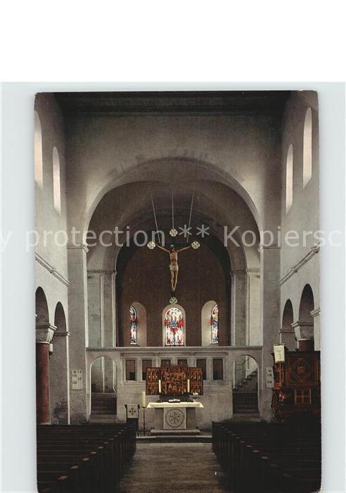 Bad Gandersheim Muenster Mittelschiff nach Osten