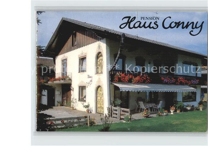 Bernau Chiemsee Haus Conny  Panorama Klappkarte