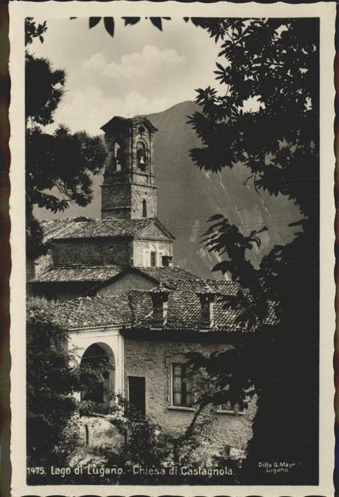 Lago di Lugano TI Chiesa di Castagnola