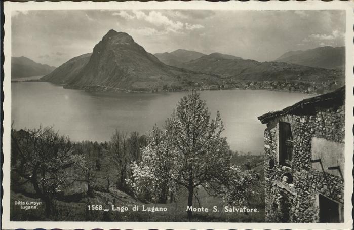 Lago di Lugano TI Monte S. Salvatore