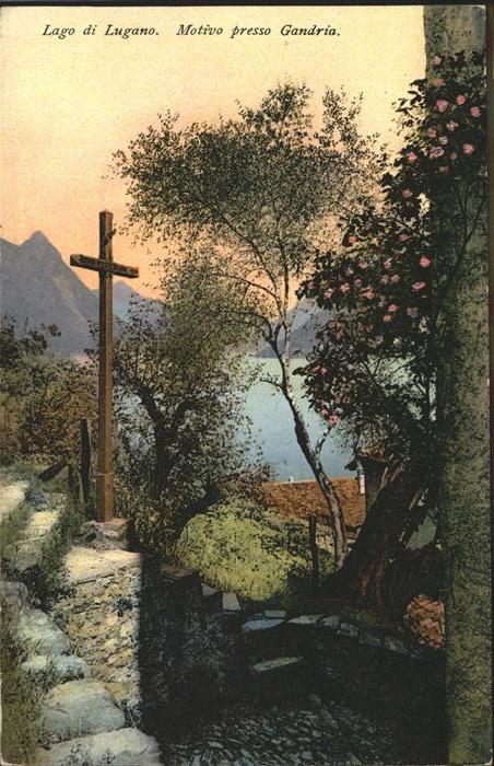 Lago di Lugano TI Motivo presso Gandria