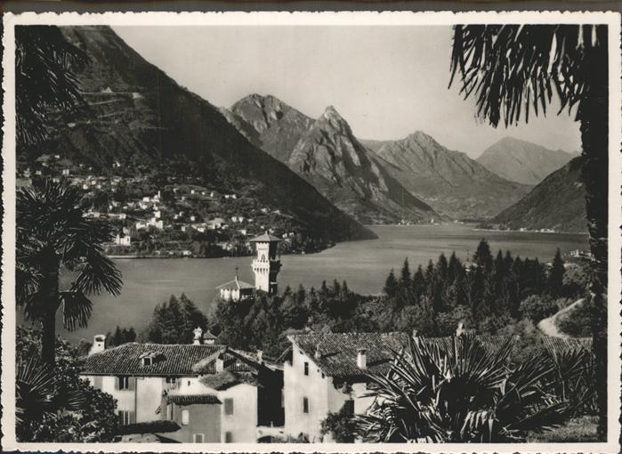 Lago di Lugano TI Sfondo di Porlezza