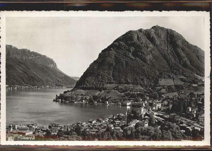 Lago di Lugano TI col Monte S. Salvatore