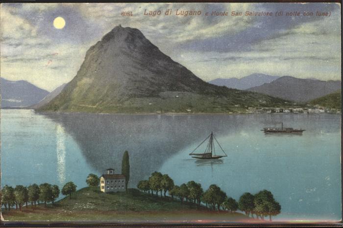 Lago di Lugano TI Monte San Salvatore