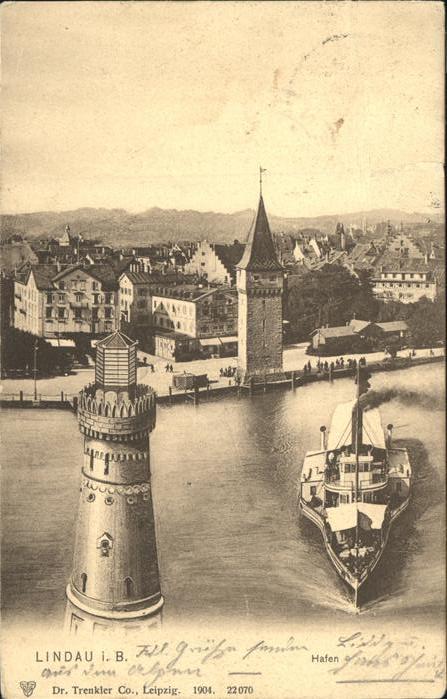 Dampfer Binnenschifffahrt Lindau Hafen