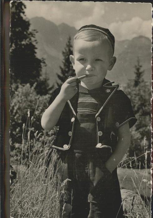 Verlag Gyger E. Adelboden Nr. 16111 Tracht Pfeife