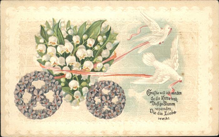 Tauben Gedicht Blumen