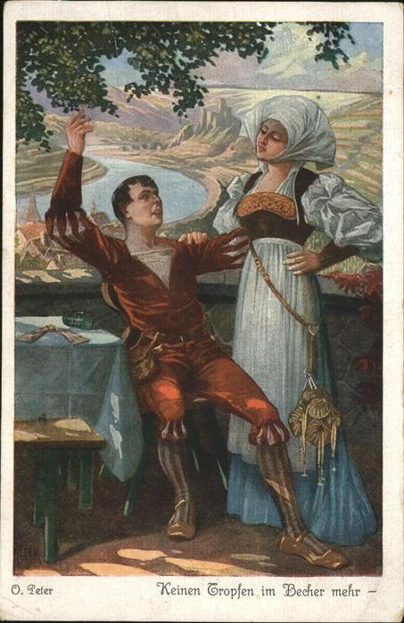 Kuenstlerkarte Nr. 3957 O. Peter