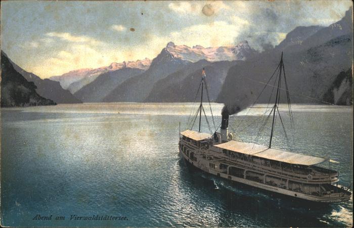 Dampfer Binnenschifffahrt Vierwaldstättersee