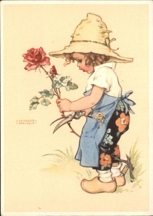 Rose Mädchen Blumenschere Lungershausen Nr.