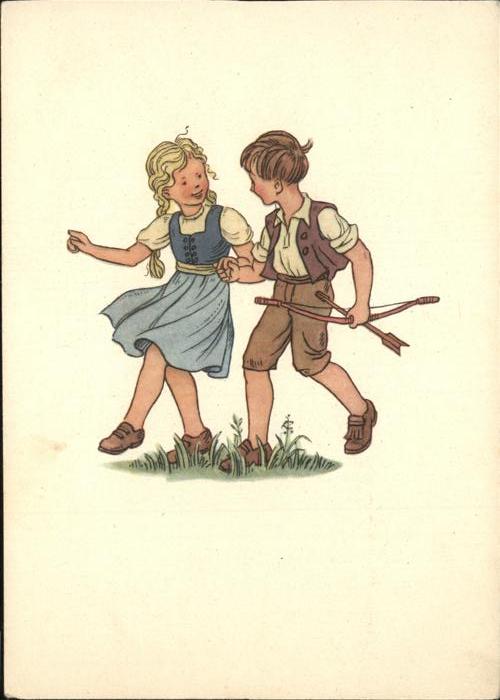 Bogenschiessen Kinder Bärenreiterkarte Nr 121