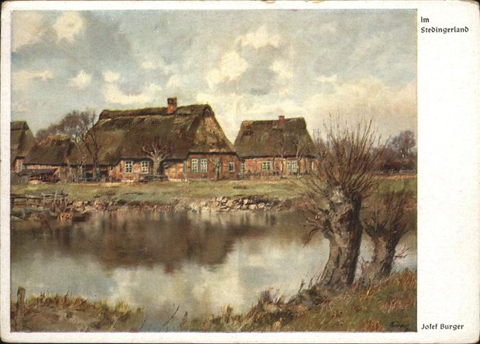 Kuenstlerkarte Nr. 9321 Josef Burger Stedingerland