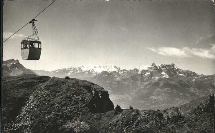 Seilbahn Leysin Berneuse Dents du Midi