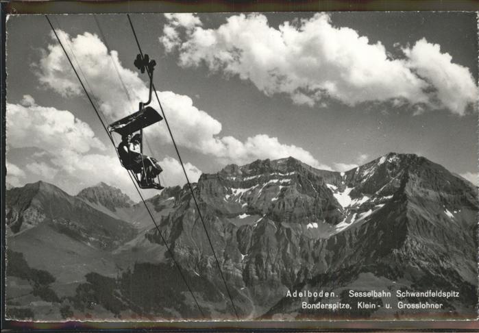 Sessellift Adelboden Schwandfeldspitz