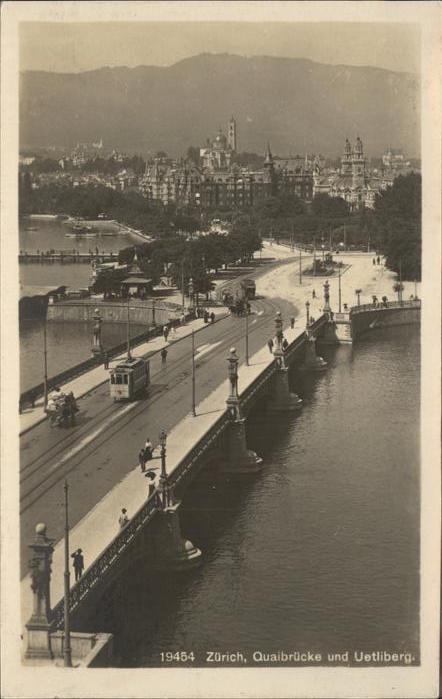 Strassenbahn Zürich Quaibrücke Uetliberg